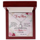 TO MY MOM, ETERNAL HOPE NECKLACE FOR MOM, NECKLACE WITH MESSAGE CARD, BIRTHDAY, MOTHER'S DAY GIFT FOR HER