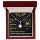 ESPECIALLY FOR YOU, LEO MESSAGE CARD WITH ETERNAL HOPE NECKLACE, ZODIAC MESSAGE CARD, GIFT FOR HER