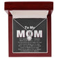 "My Mom, My Eternal Hope: ETERNAL HOPE Necklace with Message Card, Perfect Gift for Mother's Day & Birthday" FROM DAUGHTER/SON.