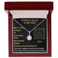ESPECIALLY FOR YOU, LIBRA MESSAGE CARD WITH ETERNAL HOPE NECKLACE, ZODIAC MESSAGE CARD, GIFT FOR HER