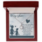 TO MY SISTER, ETERNAL HOPE NECKLACE FOR SISTER, FOREVER BEST FRIEND, BFF, BIRTHDAY/ FRIENDSHIP DAY GIFT FOR HER