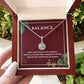 ETERNAL HOPE NECKLACE with message card, Birthday gift for family and friends, gift for all occasion, birthday gift etc.