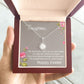 TO MY DAUGHTER, MY SWEET GIRL, HAPPY EASTER, ETERNAL HOPE NECKLACE WITH MESSAGE CARD, EASTER GIFT FOR DAUGHTER FROM MOM/DAD