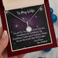To My Wife, Eternal Hope Necklace, For Wife With Message Card, Birthday, Valentine's Day Gift For Her