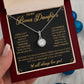 TO MY BONUS DAUGHTER, ETERNAL HOPE NECKLACE WITH MESSAGE CARD, BIRTHDAY AND DAUGHTERS DAY GIFT FOR HER