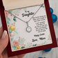 TO MY DAUGHTER, HAPPY EASTER, ETERNAL HOPE NECKLACE WITH MESSAGE CARD, EASTER GIFT FOR DAUGHTER FROM MOM