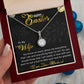 TO MY WIFE, HAPPY EASTER, ETERNAL HOPE NECKLACE WITH MESSAGE CARD, EASTER GIFT FOR WIFE FROM HUSBAND