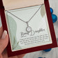 BONUS DAUGHTER, ETERNAL HOPE NECKLACE WITH MESSAGE CARD, BIRTHDAY AND DAUGHTERS DAY GIFT FOR HER