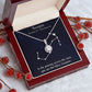 YOU ARE THE WISE SCORPION, SCORPIO MESSAGE CARD WITH ETERNAL HOPE NECKLACE, ZODIAC MESSAGE CARD, GIFT FOR HER