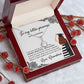TO MY LITTLE PRINCESS, ETERNAL HOPE NECKLACE FOR GRANDDAUGHTER ON HER GRADUATION, GIFT FOR HER, FROM GRANDMA