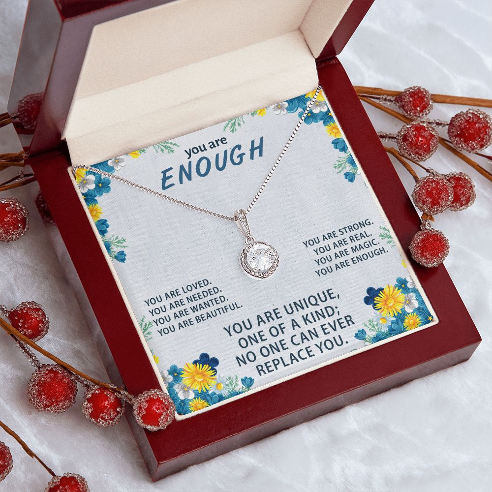ETERNAL HOPE NECKLACE with message card, unique gift for her, birthday and friendship day gift, gift for all occasion.