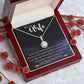 To My Wife, Our Love Is My North Star, Eternal Hope Necklace For Wife With Message Card, Birthday, Valentine's Day Gift For Her