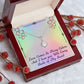 ETERNAL HOPE NECKLACE FOR SOULMATE, FOR YOUR LGBTQ PARTNER, WITH MESSAGE CARD, PRIDE NECKLACE,