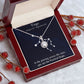 YOU ARE THE PRACTICAL VIRGIN, VIRGO MESSAGE CARD WITH ETERNAL HOPE NECKLACE, ZODIAC MESSAGE CARD, GIFT FOR HER