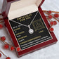 ESPECIALLY FOR YOU, LIBRA MESSAGE CARD WITH ETERNAL HOPE NECKLACE, ZODIAC MESSAGE CARD, GIFT FOR HER