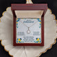 ETERNAL HOPE NECKLACE with message card, unique gift for her, birthday and friendship day gift, gift for all occasion.