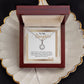TO MY DAUGHTER, ETERNAL HOPE NECKLACE WITH MESSAGE CARD,  BIRTHDAY AND DAUGHTERS DAY GIFT FOR HER