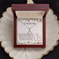 My Dear Wife, Eternal Hope Necklace, For Wife With Message Card, Birthday, Valentine's Day Gift For Her