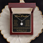 TO MY BONUS DAUGHTER, ETERNAL HOPE NECKLACE WITH MESSAGE CARD, BIRTHDAY AND DAUGHTERS DAY GIFT FOR HER