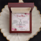 TO MY MOM, ETERNAL HOPE NECKLACE FOR MOM, NECKLACE WITH MESSAGE CARD, BIRTHDAY, MOTHER'S DAY GIFT FOR HER