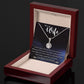 To My Wife, Our Love Is My North Star, Eternal Hope Necklace For Wife With Message Card, Birthday, Valentine's Day Gift For Her