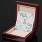 MOTHER AND SONS, ETERNAL HOPE NECKLACE FOR MOM, NECKLACE WITH MESSAGE CARD, BIRTHDAY, MOTHER'S DAY GIFT FOR HER