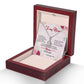 TO MY MOM, ETERNAL HOPE NECKLACE FOR MOM, NECKLACE WITH MESSAGE CARD, BIRTHDAY, MOTHER'S DAY GIFT FOR HER