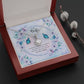 To My Wife, Eternal Hope Necklace For Wife With Message Card, Birthday, Valentine's Day Gift For Her