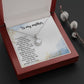 TO MY MOTHER, ETERNAL HOPE NECKLACE FOR MOM, NECKLACE WITH MESSAGE CARD, BIRTHDAY, MOTHER'S DAY GIFT FOR HER