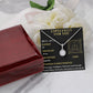 ESPECIALLY FOR YOU, LIBRA MESSAGE CARD WITH ETERNAL HOPE NECKLACE, ZODIAC MESSAGE CARD, GIFT FOR HER