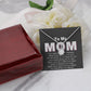"My Mom, My Eternal Hope: ETERNAL HOPE Necklace with Message Card, Perfect Gift for Mother's Day & Birthday" FROM DAUGHTER/SON.