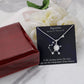 YOU ARE THE INDEPENDENT WATER BEARER, AQUARIUS MESSAGE CARD WITH ETERNAL HOPE NECKLACE, ZODIAC MESSAGE CARD, GIFT FOR HER