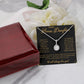 TO MY BONUS DAUGHTER, ETERNAL HOPE NECKLACE WITH MESSAGE CARD, BIRTHDAY AND DAUGHTERS DAY GIFT FOR HER