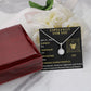 ESPECIALLY FOR YOU, LEO MESSAGE CARD WITH ETERNAL HOPE NECKLACE, ZODIAC MESSAGE CARD, GIFT FOR HER