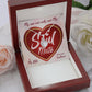 My Soulmate My Wife, Eternal Hope Necklace For Wife With Message Card, Birthday, Valentine's Day Gift For Her
