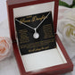 TO MY BONUS DAUGHTER, ETERNAL HOPE NECKLACE WITH MESSAGE CARD, BIRTHDAY AND DAUGHTERS DAY GIFT FOR HER