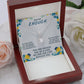 ETERNAL HOPE NECKLACE with message card, unique gift for her, birthday and friendship day gift, gift for all occasion.