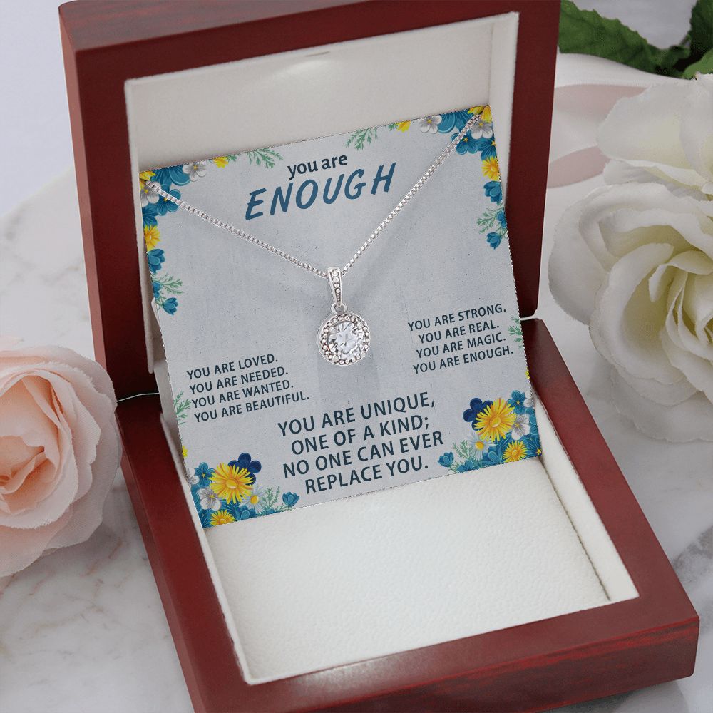ETERNAL HOPE NECKLACE with message card, unique gift for her, birthday and friendship day gift, gift for all occasion.