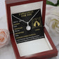 ESPECIALLY FOR YOU, VIRGO MESSAGE CARD WITH ETERNAL HOPE NECKLACE, ZODIAC MESSAGE CARD, GIFT FOR HER
