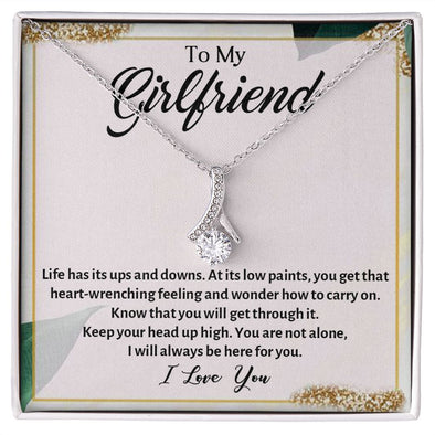 TO MY BEAUTIFUL GIRLFRIEND, ALLURING BEAUTY NECKLACE, FOR GIRLFRIEND, BIRTHDAY GIFT FOR HER