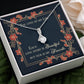 ALLURING BEAUTY NECKLACE, THE LOVE OF MY LIFE,  SOULMATE NECKLACE WITH MESSAGE CARD, BIRTHDAY GIFT FOR HER