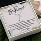 TO MY BEAUTIFUL GIRLFRIEND, ALLURING BEAUTY NECKLACE, FOR GIRLFRIEND, BIRTHDAY GIFT FOR HER
