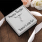 HAPPY EASTER TO A VERY SPECIAL LITTLE GIRL, ALLURING BEAUTY NECKLACE WITH MESSAGE CARD, EASTER GIFT FOR DAUGHTER, GRANDKIDS, TODDLERS,SISTER