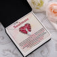 Alluring Beauty Necklace, To My Soulmate Necklace With Message Card, Birthday Gift For Her