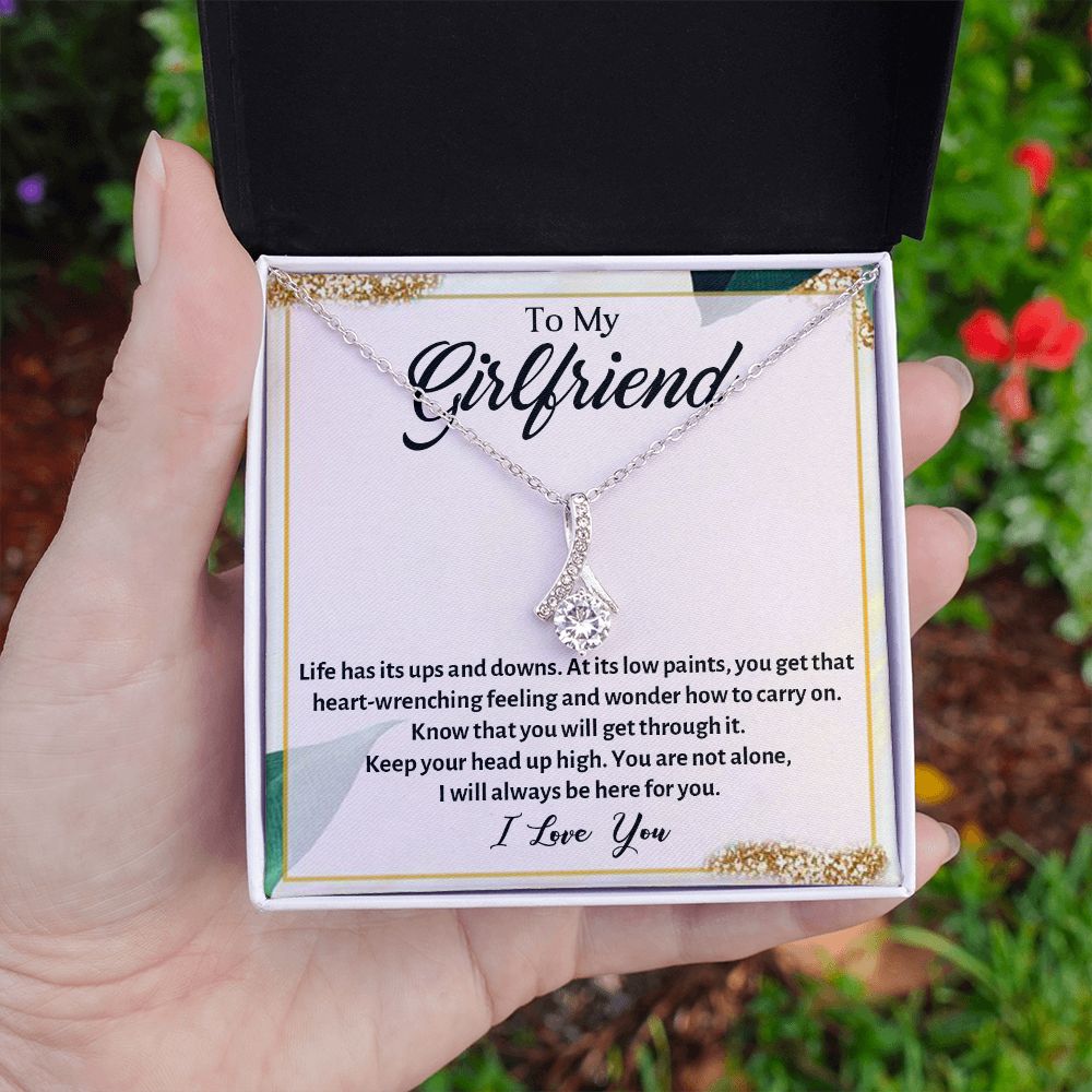 TO MY BEAUTIFUL GIRLFRIEND, ALLURING BEAUTY NECKLACE, FOR GIRLFRIEND, BIRTHDAY GIFT FOR HER