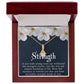 ALLURING BEAUTY NECKLACE FOR FRIENDS AND FAMILY, MOTIVATE YOUR LOVED ONES WITH THIS BEAUTIFUL MESSAGE CARD, UNIQUE GIFT FOR HER