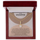 TO MY DAUGHTER, ALLURING BEAUTY NECKLACE WITH MESSAGE CARD, BIRTHDAY AND DAUGHTER'S DAY GIFT FOR HER
