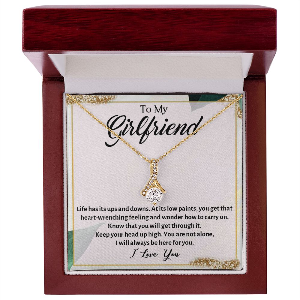 TO MY BEAUTIFUL GIRLFRIEND, ALLURING BEAUTY NECKLACE, FOR GIRLFRIEND, BIRTHDAY GIFT FOR HER