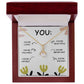 YOU'RE BEAUTIFUL, ALLURING BEAUTY NECKLACE, MOTIVATE YOUR LOVED ONES WITH THIS BEAUTIFUL MESSAGE CARD, UNIQUE GIFT FOR FRIENDS AND FAMILY