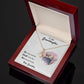 LIVE LAUGH LOVE, ALLURING BEAUTY NECKLACE WITH MESSAGE CARD FOR GRANDDAUGHTER, BIRTHDAY GIFT FOR HER, FROM GRANDMA